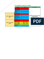 Jadwal Dan Daftar Peserta P5p2ra