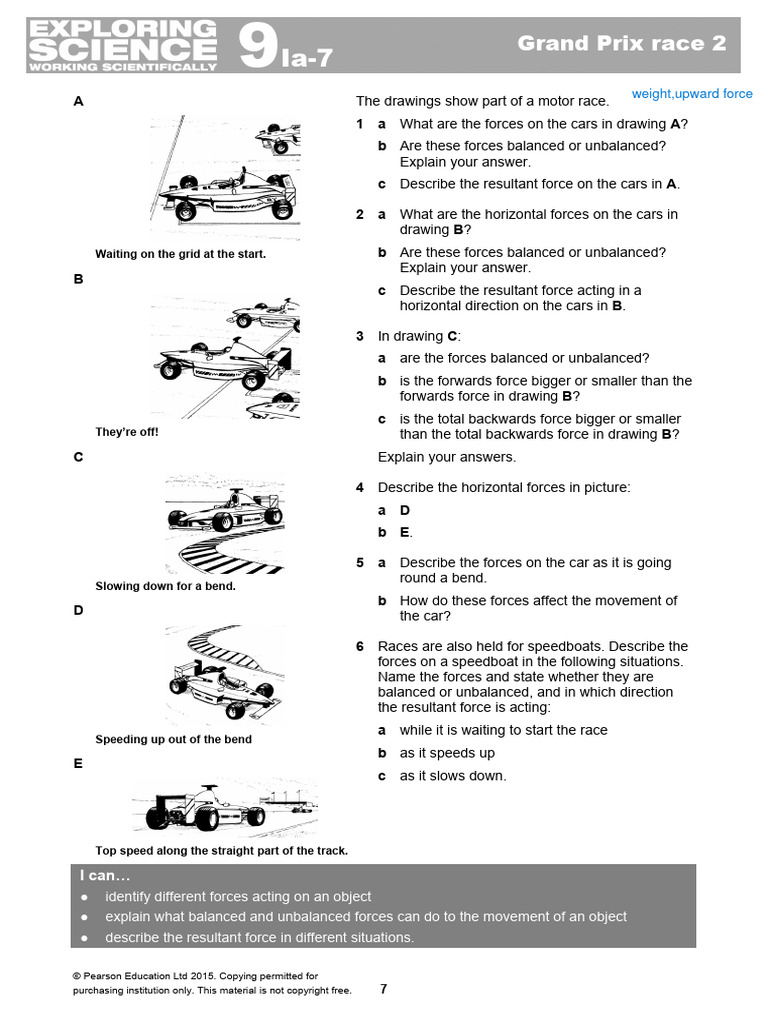 9ia-7 Grand Prix Race 2 | PDF | Force | Auto Racing