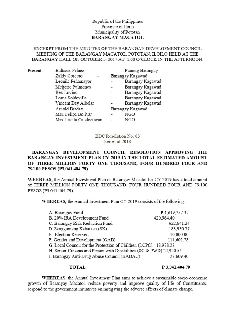 03 Cy 2019 Annual Investment Program PDF