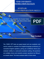 TOEFL Itp Tests Preparation Skills