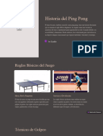 Historia Del Ping Pong