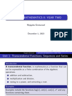 Applied Mathematics Ii: Year Two: Niyigaba Emmanuel