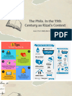 # 2the Phils. in The 19th Century As Rizal's Context