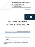 SOP Blower Leveling