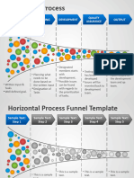 1107 Horizontal Process Funnel Powerpoint Template