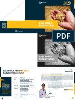 Booklet Data Pokok Pembangunan Kabupaten Paser 2020
