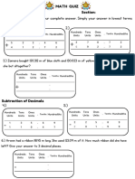 Math 6 Quiz 