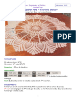 Crochet Napperon Rond Couronne D Ananas PDF