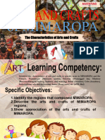 Q2-PPT-ARTS7-Lesson 1 (Characteristics of MIMAROPA Arts & Crafts)