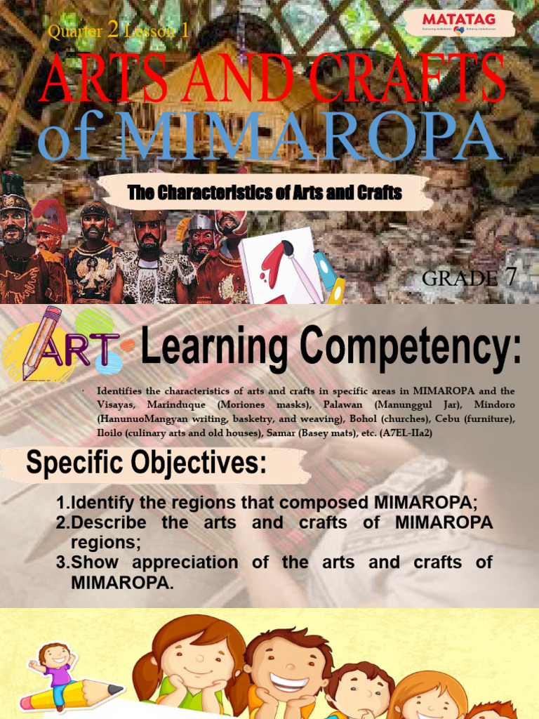 Q2PPTARTS7Lesson 1 (Characteristics of MIMAROPA Arts & Crafts) PDF