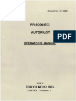 Pr-6000-E Auto Pilot Operator's Manual