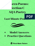 Unseen Poetry Revision Pack