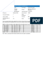 Repayment Schedule - 11 - 48 - 14