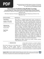 Heart Disease Prediction Using Machine L