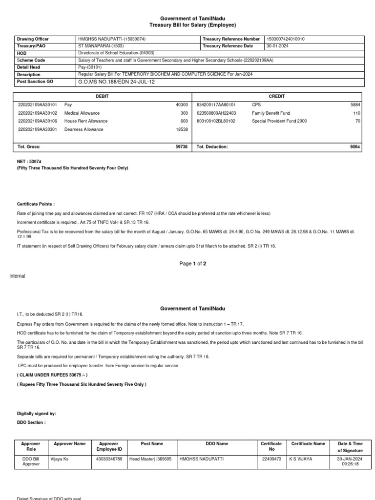 Bill 1503007424010010 | PDF | Government | Public Finance