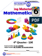 Math 6 LM Quarter 4