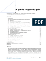 Chapter Four A Practical Guide To Genetic Gain