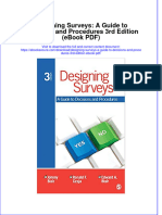 Full Download Designing Surveys A Guide To Decisions and Procedures 3rd Edition Ebook PDF