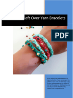 Left Over Yarn Bracelets