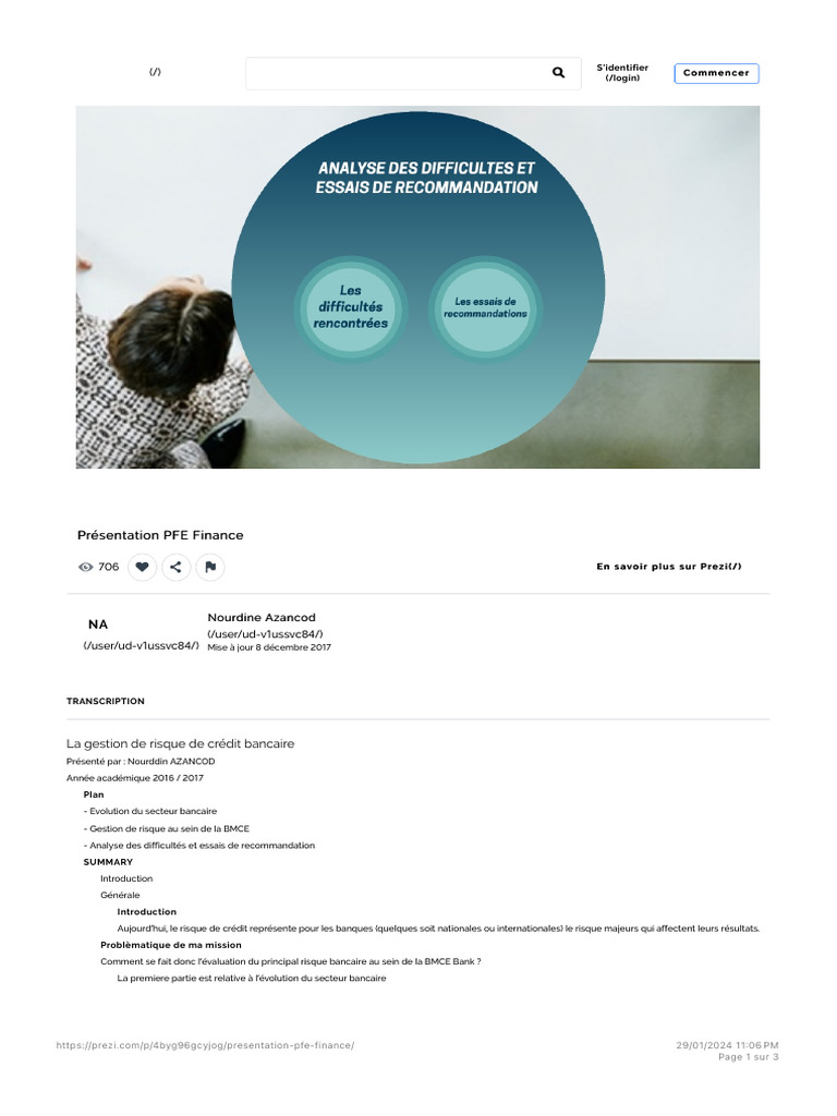 Gestion du risque de crédit à la BMCE | PDF | Banques | Secteur privé