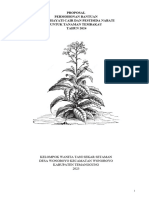 Proposal Perajang Tembakau KT Karya Muda