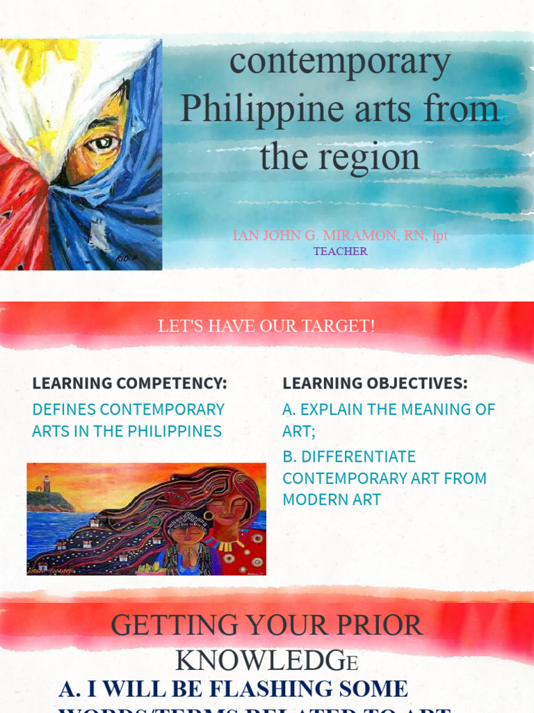 Contemporary Arts Week Intro | PDF | Contemporary Art | Knowledge