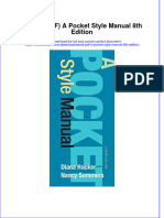 Full Download Ebook PDF A Pocket Style Manual 8th Edition PDF