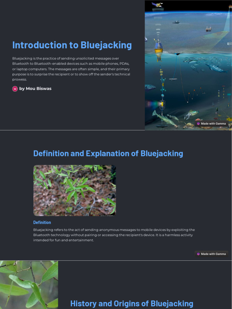 Introduction To Bluejacking Download Free PDF Bluetooth Privacy