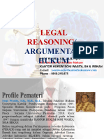 Argumentasi Hukum (Legal Reasoning)