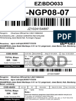 BDO-NGP08-07: COD:48450 TOTAL Biaya IDR 7200 Note
