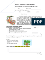 4 кл 3 токсан 2 бжб Summative Assessment for the cross curricular