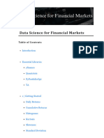 Data Science For Financial Markets
