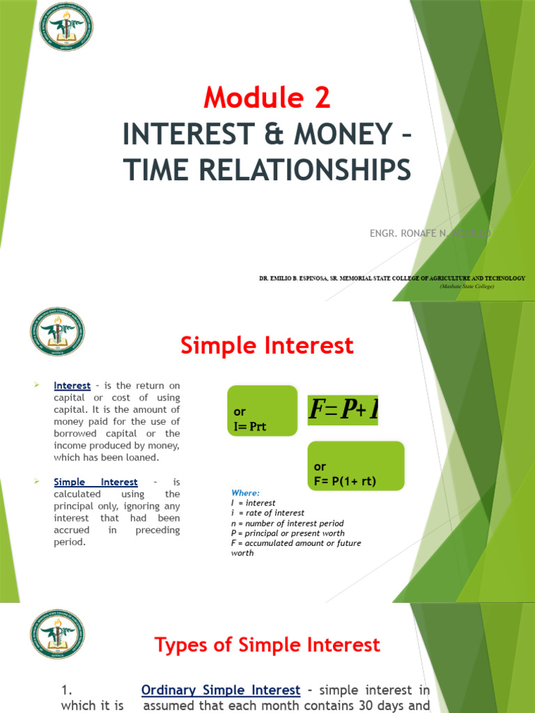 Engineering Economy Module 2 | PDF | Finance & Money Management