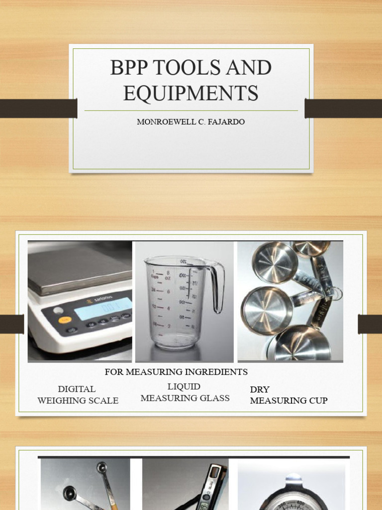 BPP Tools and Equipments PDF