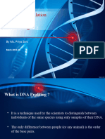 DNA Profiling by Ms. Priya Soni