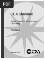 Download CEA-708-B by plasmondofo SN70239447 doc pdf