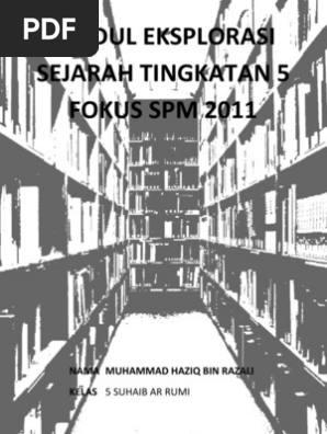 Modul Eksplorasi Sejarah Fokus SPM F5.  PDF