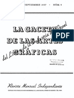 La Gaceta de Las Artes Gráficas Del Libro y de La Industria Del Papel. 1-9-1937