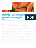 Neveljen Paradicsomot Saját Paradicsommagról