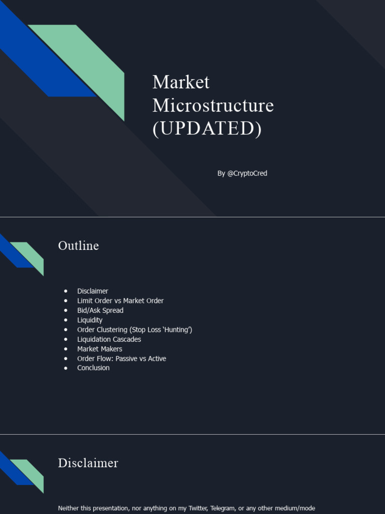 Understanding Bid Absorption in Markets | PDF | Order (Exchange ...