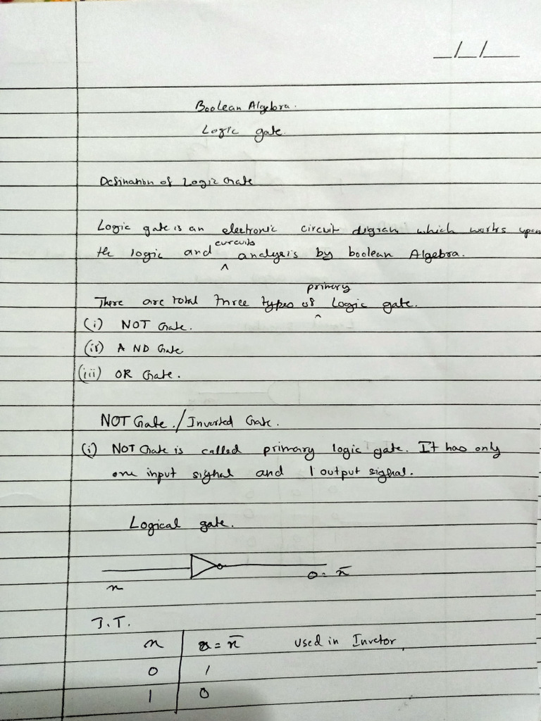 Class Notes Gate | PDF
