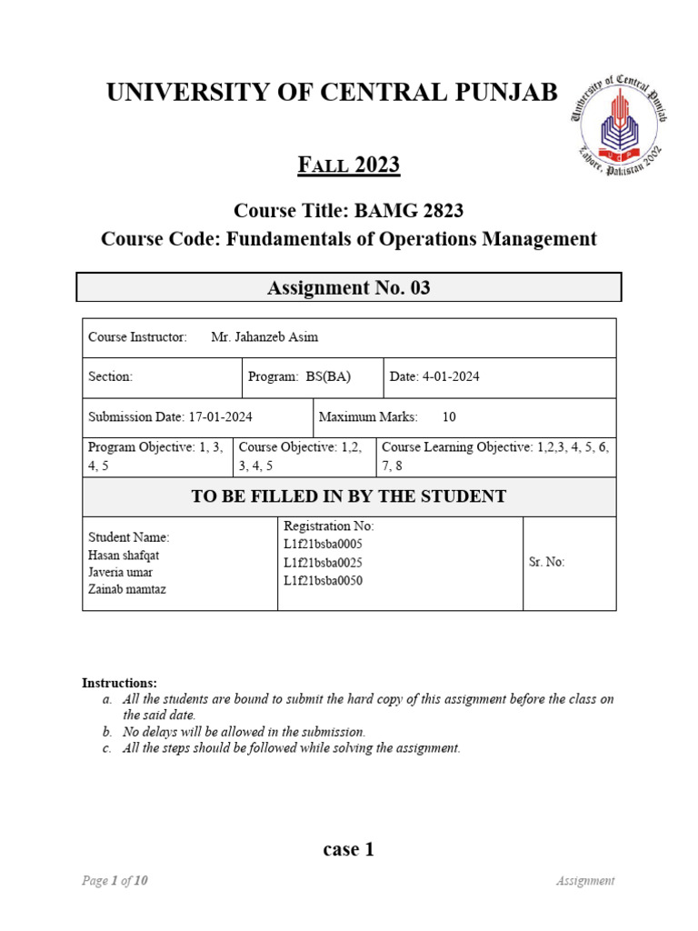 Assignment 5 Pdf Lean Manufacturing Brand