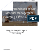 MM - Mastery Handbook To SAP Material Management (Sourcing & Procurement)