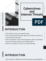 Cybercrimesand Internet Threats - Lesson 4 - 072618