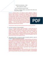 Exerc Cio de Sociologia 3 Bim Marx Conceitos e Teorias