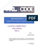 MCA - M1U1 - Cloud Computing (22CA5123) A.Y-2023-24