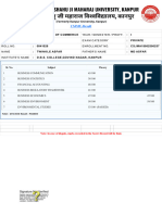 CSJMU Result