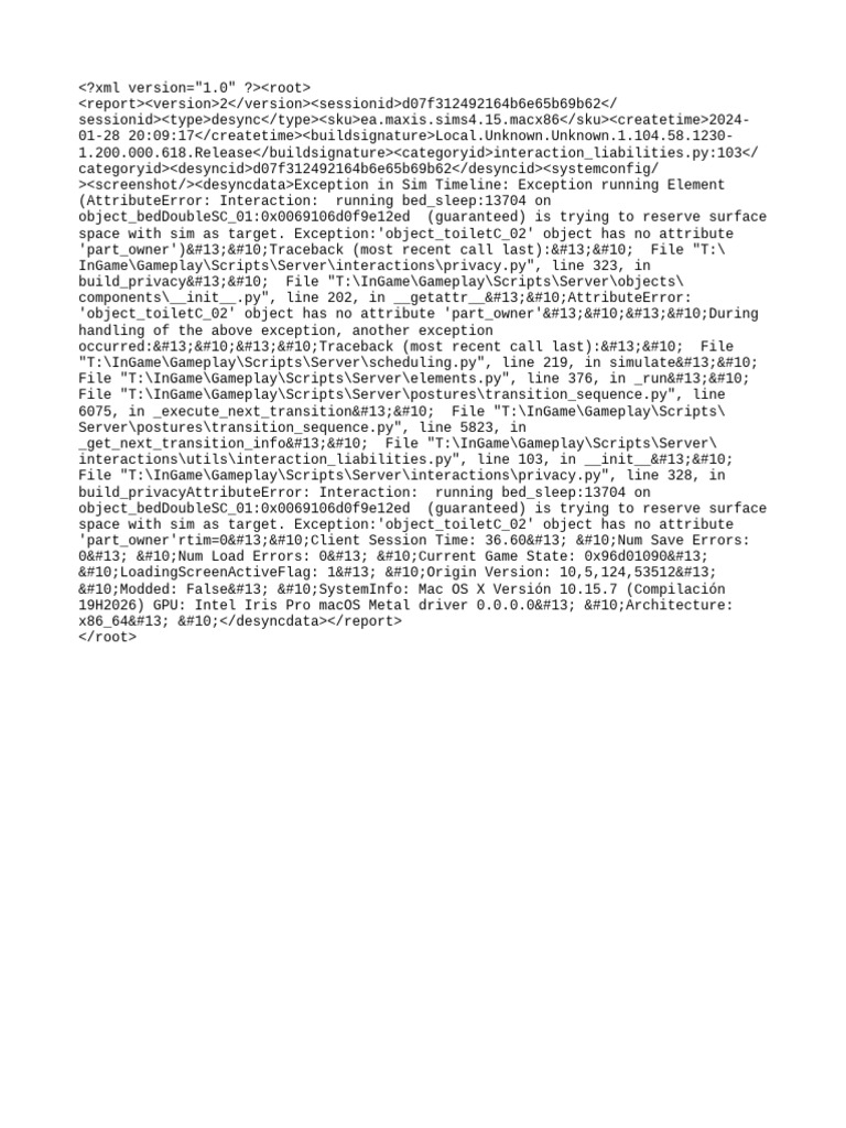 Last exception pdf