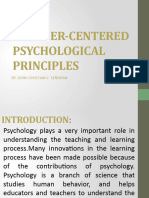 Learner Centered Psychological Principles Child Ado