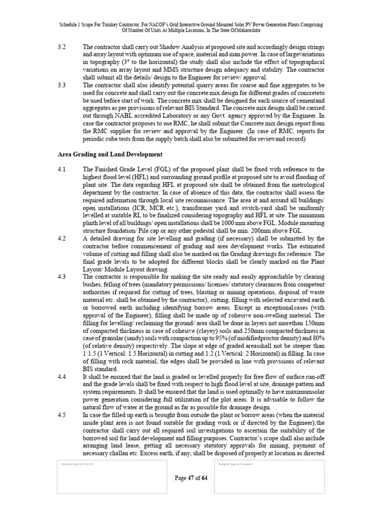 Updated work schedule 1 8 pdf concrete drainage